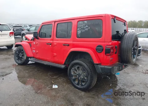 2023 Jeep Wrangler 4Xe Sahara 4X4 from USA, damaged, VIN 1C4JJXP6XPW583415